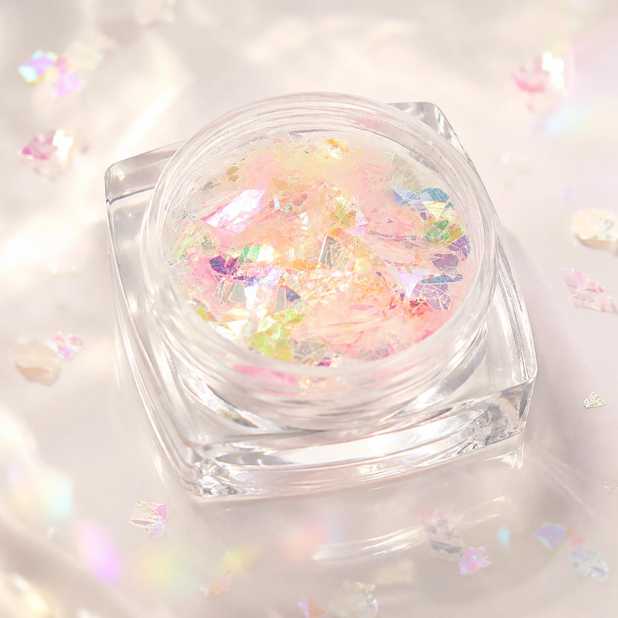 Płatki folii ice effect do paznokci pastelowe Premium Nails