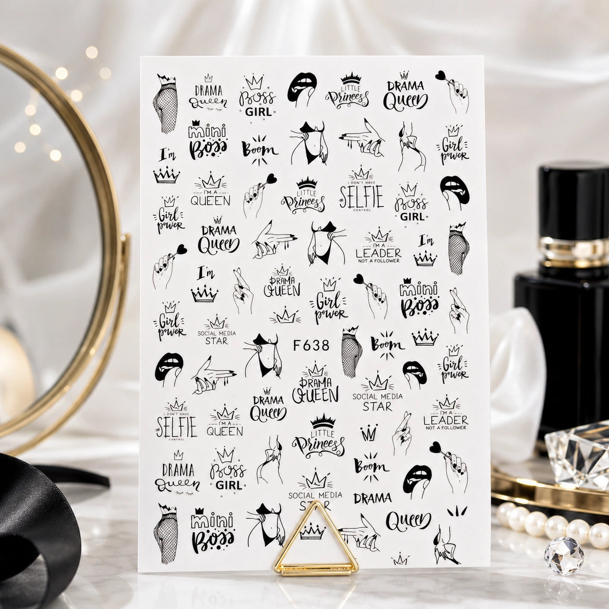 Naklejki na paznokcie Premium Nails – Drama Queen – Nail Art Stickers
