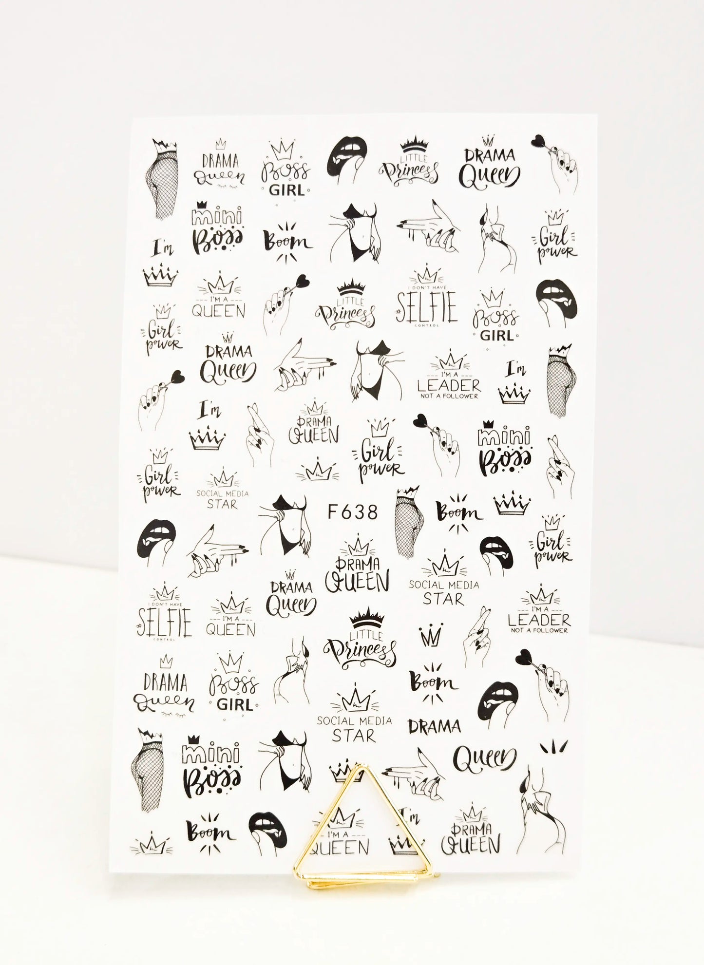 Naklejki na paznokcie Premium Nails – Drama Queen – Nail Art Stickers