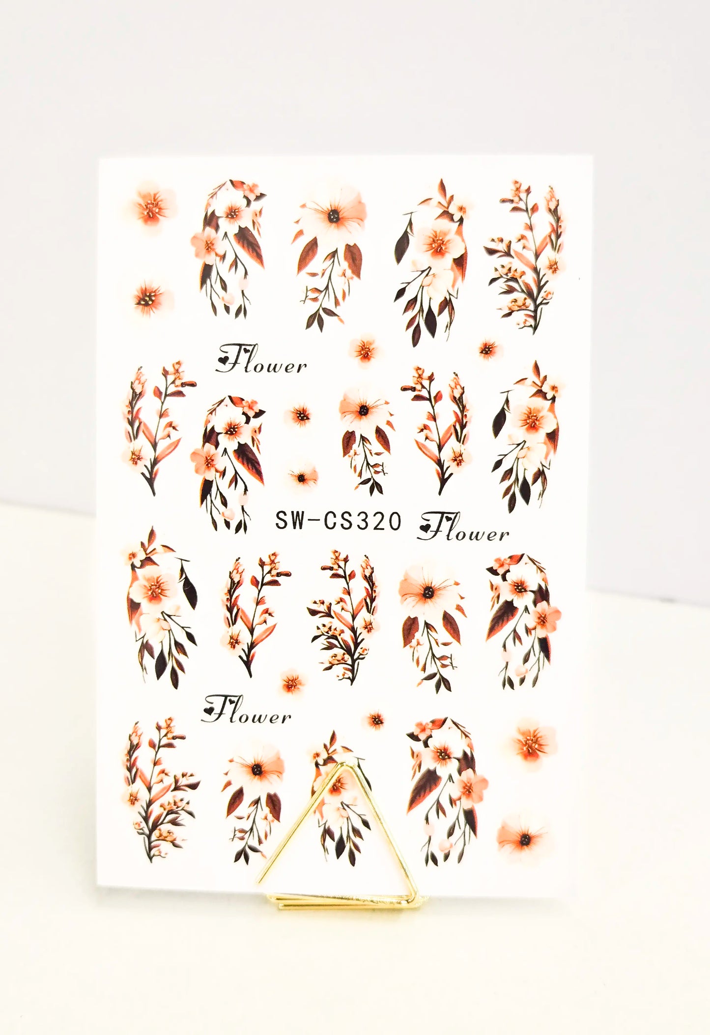 Naklejki na paznokcie Premium Nails – Autumn Orange – Nail Art Stickers