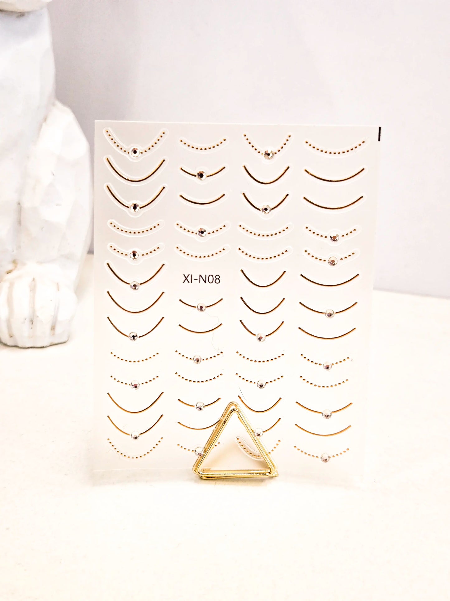 Naklejki na paznokcie Premium Nails – Gold Jewelry Style – Nail Art Stickers