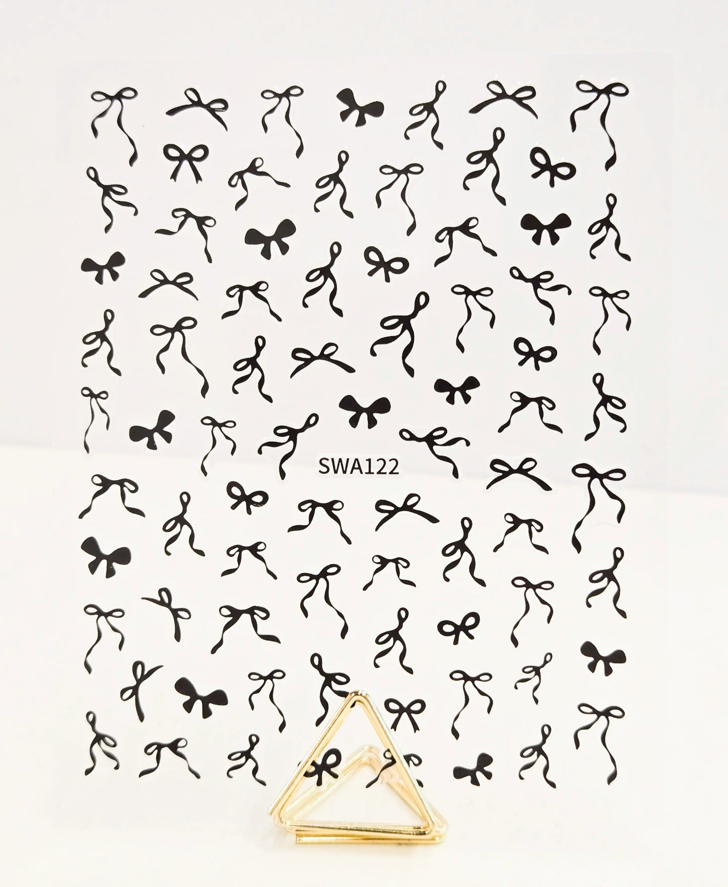 Naklejki na paznokcie Premium Nails – Black Ribbon – Nail Art Stickers