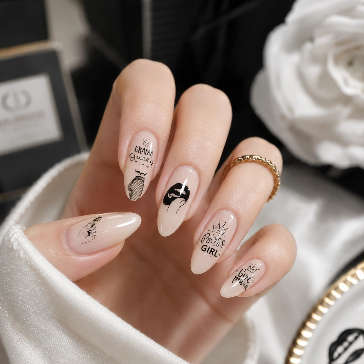 Naklejki na paznokcie Premium Nails – Drama Queen – Nail Art Stickers
