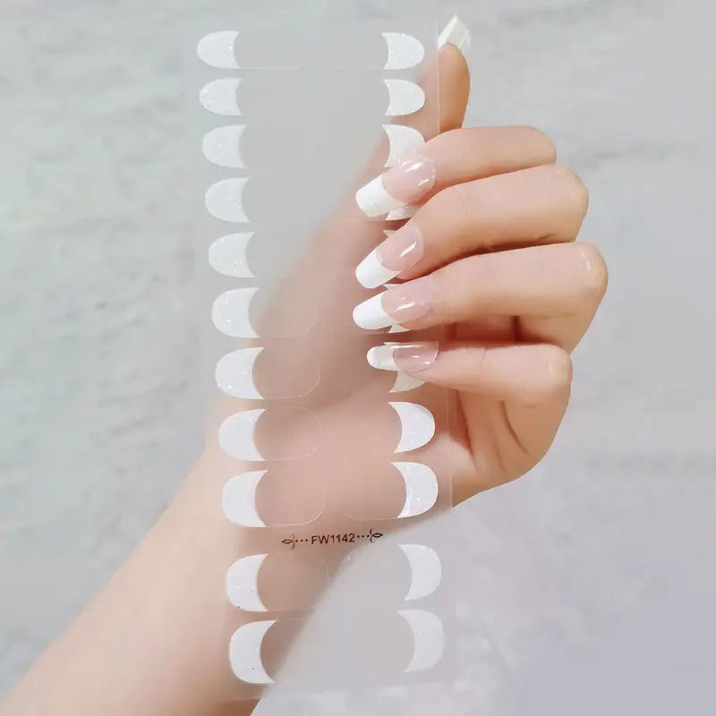 UV Nail Extensions – naklejki do przedłużania paznokci UV (22 szt.)