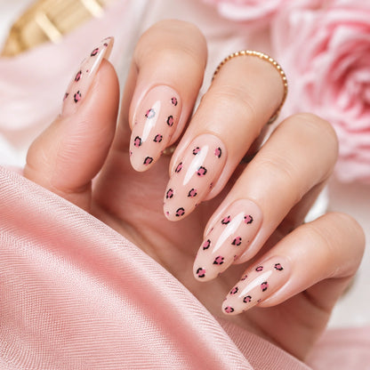 Naklejki na paznokcie Premium Nails – Pink Leopard Print – Nail Art Stickers