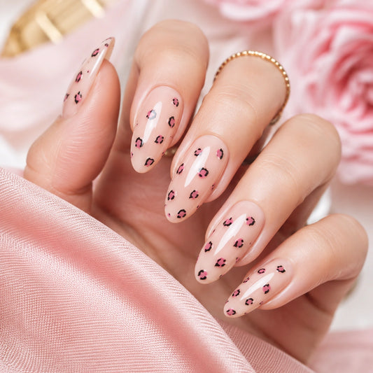 Naklejki na paznokcie Premium Nails – Pink Leopard Print – Nail Art Stickers