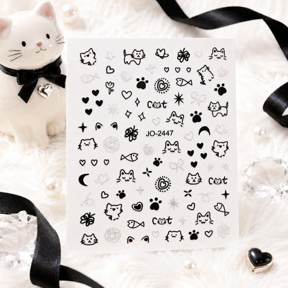 Naklejki na paznokcie Premium Nails – Cats – Nail Art Stickers