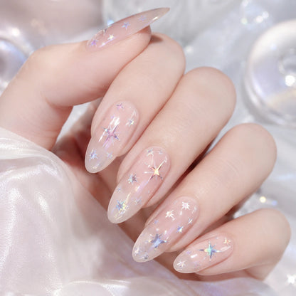 Naklejki na paznokcie Premium Nails – Large Holographic Stars – Nail Art Stickers
