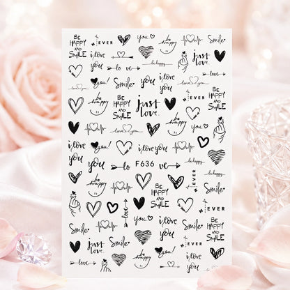 Naklejki na paznokcie Premium Nails – School Graffiti – Nail Art Stickers