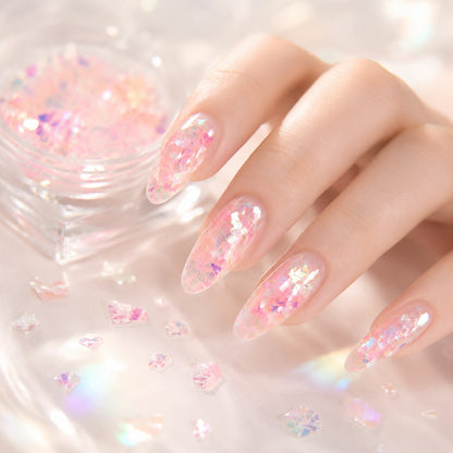 Płatki folii ice effect do paznokci pastelowe Premium Nails