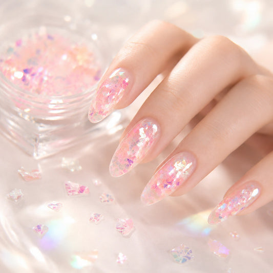 Płatki folii ice effect do paznokci pastelowe Premium Nails