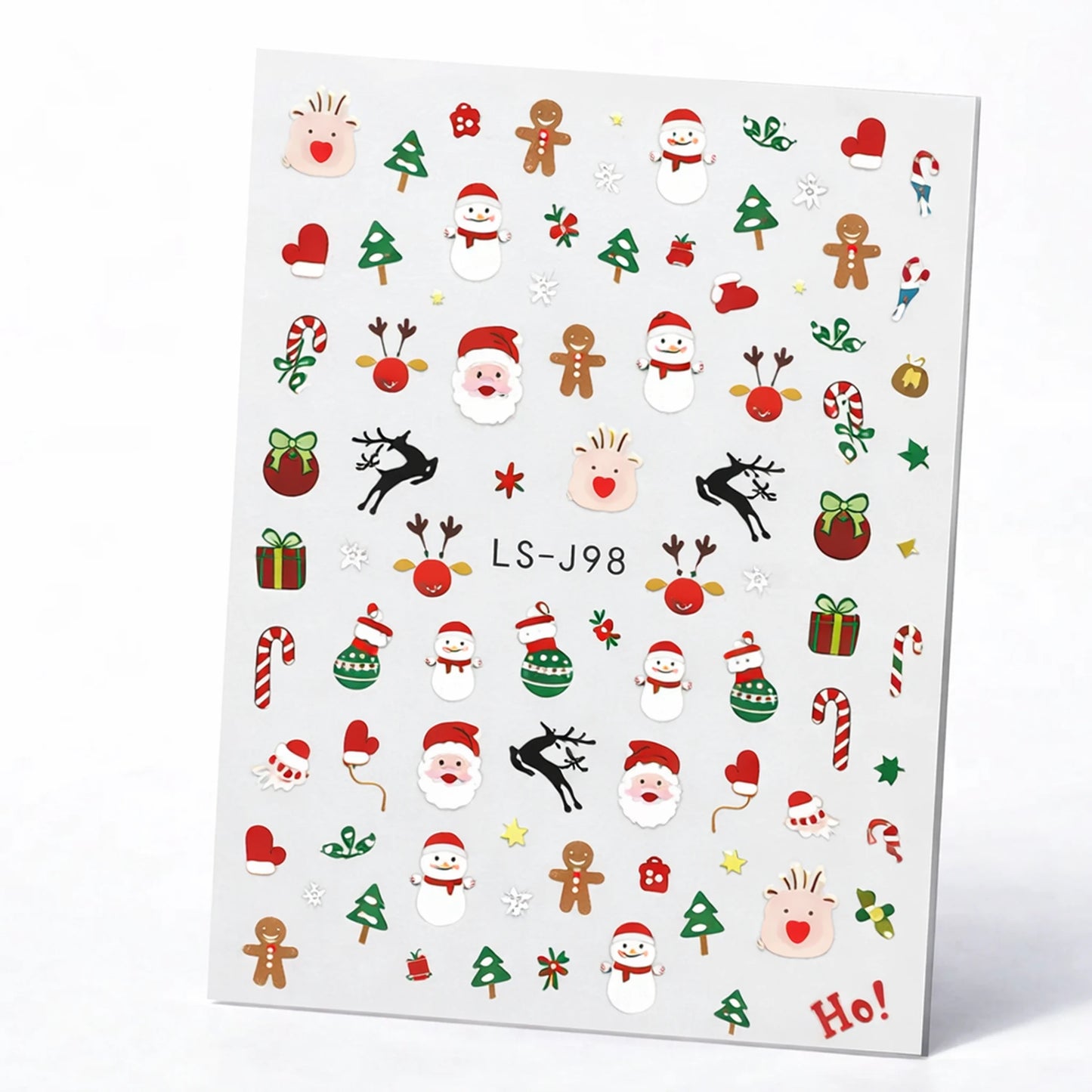 Holiday Cuties – świąteczne naklejki na paznokcie (zestaw 4 arkuszy)