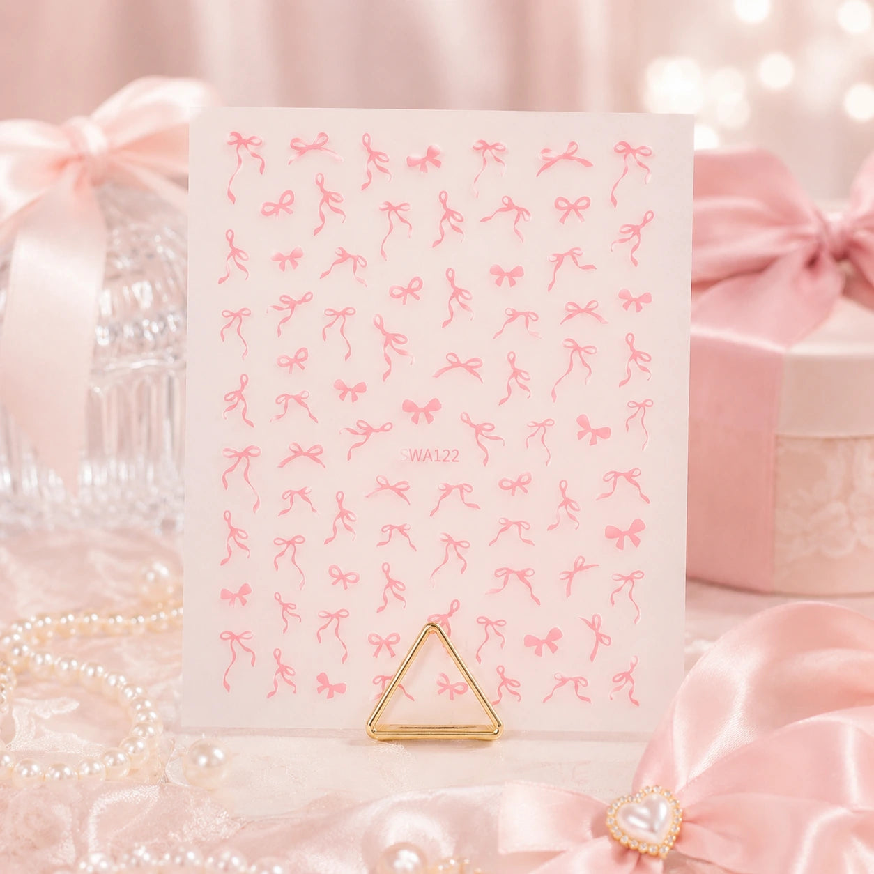 Naklejki na paznokcie Premium Nails – Pink Ribbon – Nail Art Stickers