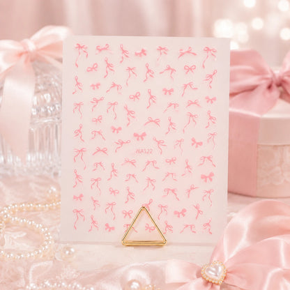 Naklejki na paznokcie Premium Nails – Pink Ribbon – Nail Art Stickers