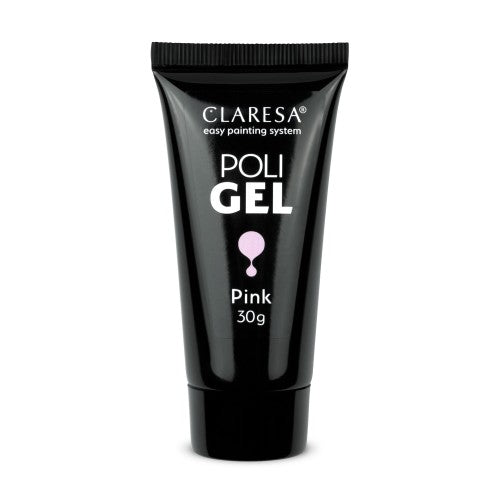 Claresa PolyGel Pink 30 g – Profesjonalny akrylożel budujący UV/LED
