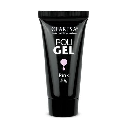 Claresa PolyGel Pink 30 g – Profesjonalny akrylożel budujący UV/LED