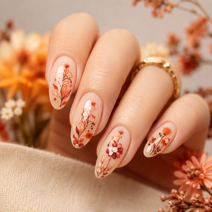 Naklejki na paznokcie Premium Nails – Autumn Red– Nail Art Stickers