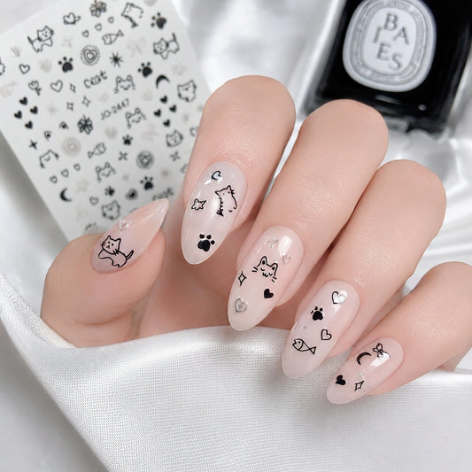 Naklejki na paznokcie Premium Nails – Cats – Nail Art Stickers