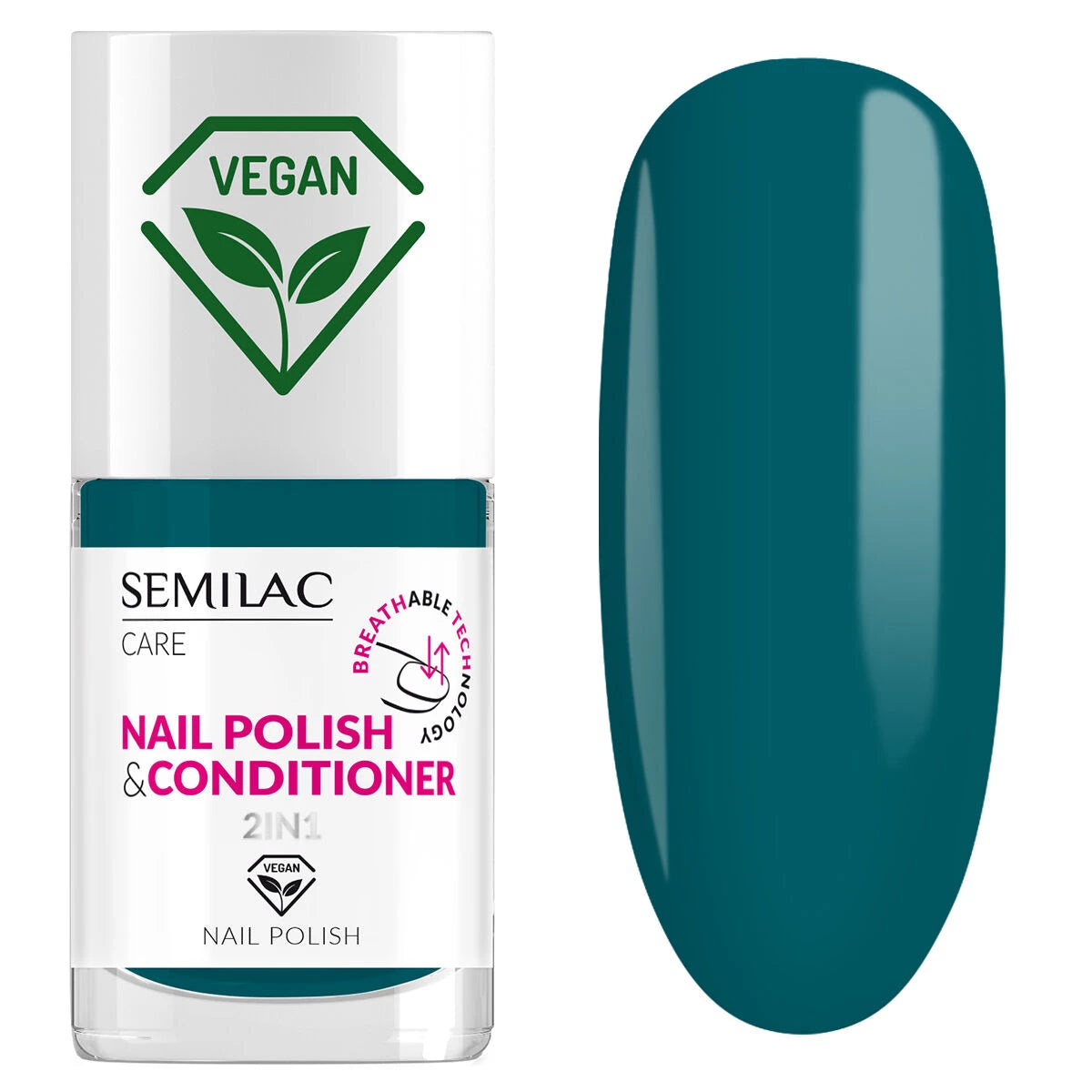 Semilac Lakier Klasyczny z Odżywką 2w1 Breathable Technology 7ml – 037