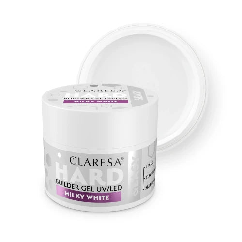 Claresa Milky White 45g - żel budujący Hard