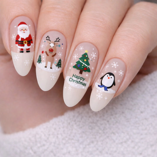 Holiday Magic Mix – świąteczne naklejki na paznokcie z motywami bożonarodzeniowymi