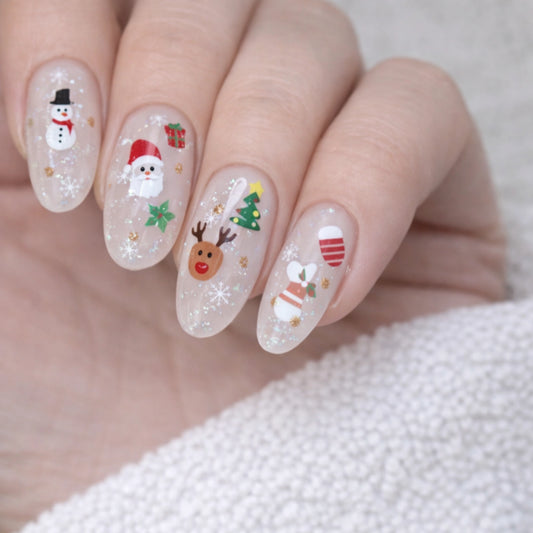 Winter Wonderland Trio – świąteczne naklejki na paznokcie (zestaw 3 arkuszy)