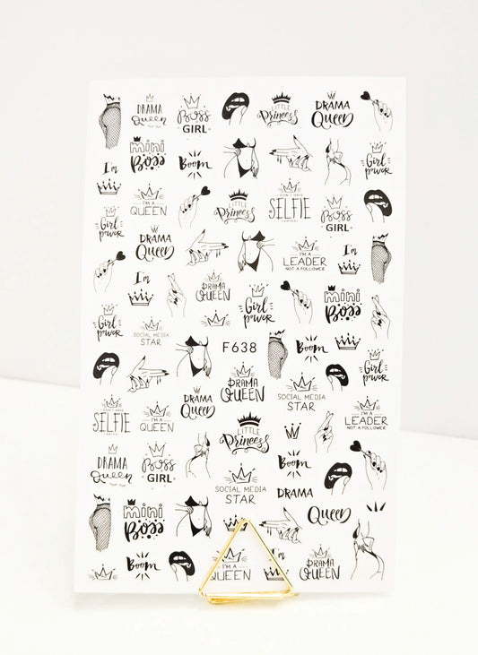 Naklejki na paznokcie Premium Nails – Drama Queen – Nail Art Stickers