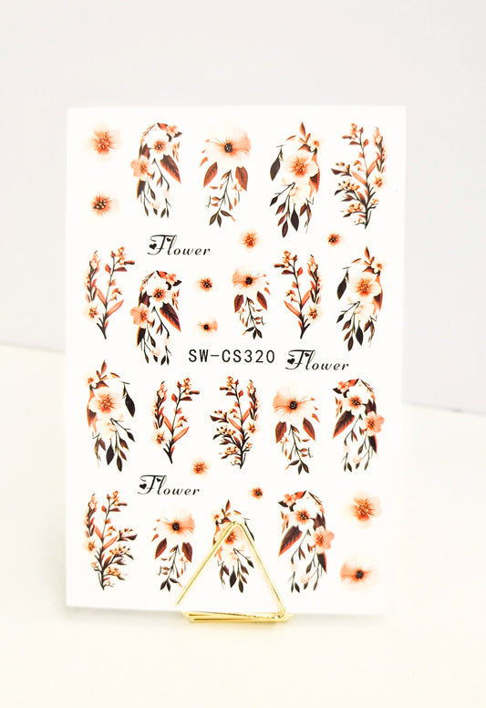 Naklejki na paznokcie Premium Nails – Autumn Orange – Nail Art Stickers