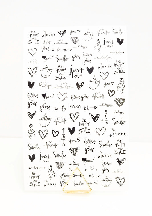 Naklejki na paznokcie Premium Nails – School Graffiti – Nail Art Stickers