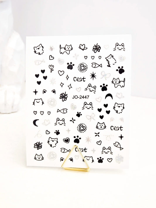 Naklejki na paznokcie Premium Nails – Cats – Nail Art Stickers