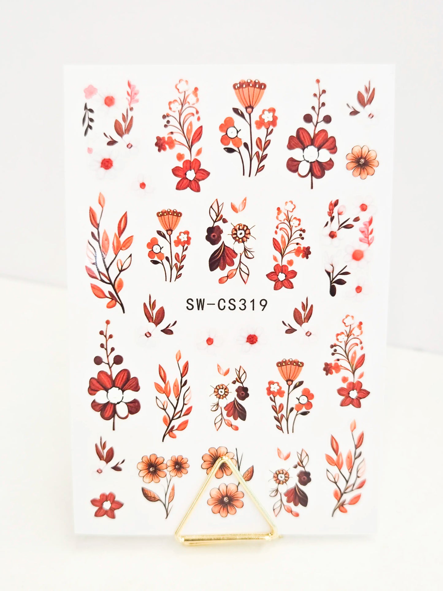 Naklejki na paznokcie Premium Nails – Autumn Red– Nail Art Stickers